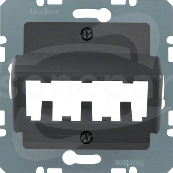 B.3/B.7 antracyt Płytka centr. do 3 MINI-COM Module
