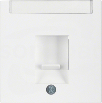 S.1/B.1/B.3/B.7 GLAS śnieżnobiały Element centr.1x z zasuwą/polem opis.