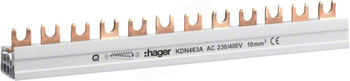 KDN463A 10mm2 12mod. Szyna grzebieniowa 4P