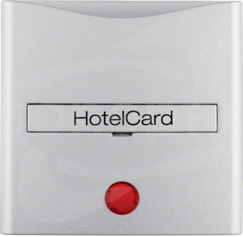 B.Kwadrat/B.7 aluminium matowy Łącznik na kartę hotelową
