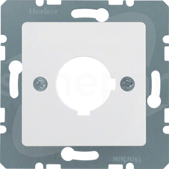 143209 biały Płytka czołowa z otworem 22,5 mm