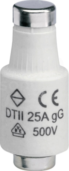 DTII/E27 Bi-Wtz 22x50 25A T Wkładka bezpiecznikowa