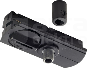 Adapter do szyny 1-f czarny Akcesoria