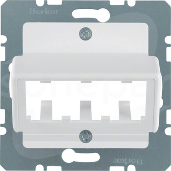 S.1/B.3/B.7 biały Płytka centr. do 3 MINI-COM Module