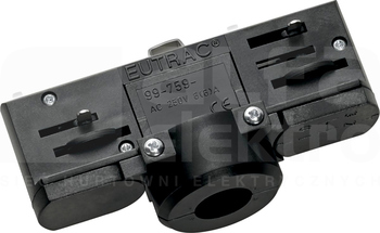 EUTRAC czarny Adapter szynowy