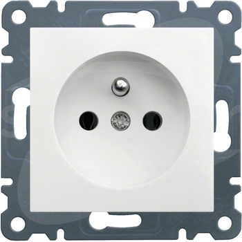 LUMINA 2P+Z 230V 16A biały Gniazdo sieciowe