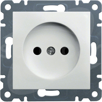 LUMINA 2P 230V 16A biały Gniazdo sieciowe