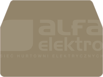 WAP WDU1,5/R3,5 beżowy Płytka skrajna/działowa