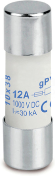 FUSE 1kV DC 12A 10/38 Wkładka topikowa cylindryczna (PV)