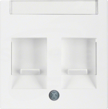 S.1/B.1/B.3/B.7 GLAS śnieżnobiały Element centr.2x z zasuw/polem opis.