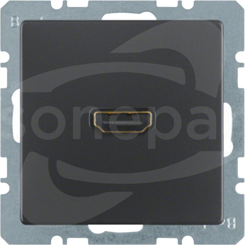 Q.1/Q.3 antracyt aksamit Gniazdo HDMI