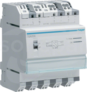 TGA200 Zasilacz 24VDC 1A DMS 4mod