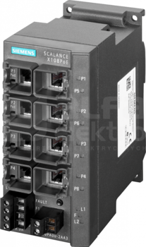 SCALANCE X108POE 8xRJ45 Switch