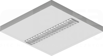CORNICE PLAF BACKLITE 600x600x70mm Ramka natynkowa do paneli LED uniwersalna