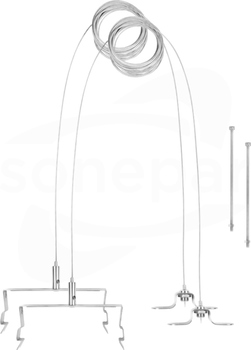 LOW BAY FLEX SUSPENSION KIT (2szt) Akcesoria do LOW BAY FLEX uchwyt zwieszany