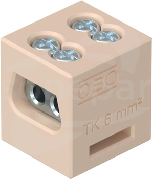 TK 06-2 Zacisk ceramiczny podwójny