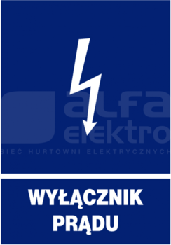 NOZ3-WP Tabliczka oznaczn.samoprzyle