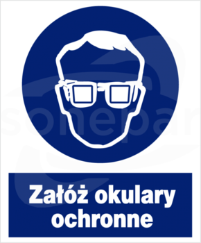 ZNO-2 225x275 "ZAŁÓŻ OKULARY OCHRONNE" Znak bhp nakazu