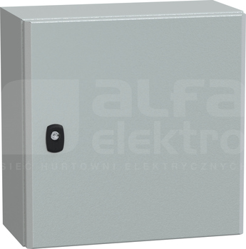 OBUDOWA SPACIAL 3D Z PŁYTĄ 400x400x200 RAL7035 metalowa