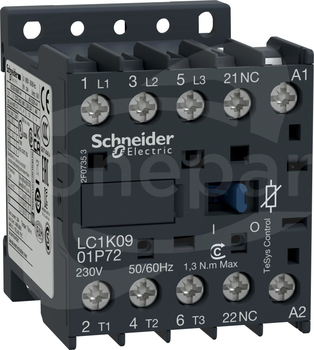 LC1K0601P72 6A 2,2kW 1NC 230V 50/60Hz Stycznik 3P