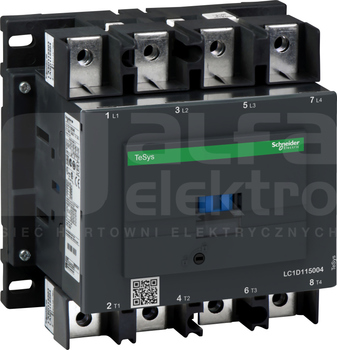 LC1D1150046BD 115A 55,0kW 24VDC Stycznik 4P