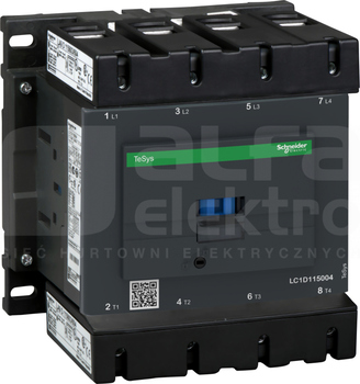 LC1D115004F7 115A 55,0kW 110V 50/60Hz Stycznik 4P