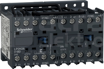 LP2K0601BD 6A STYCZNIK NAWROTNY 24VDC