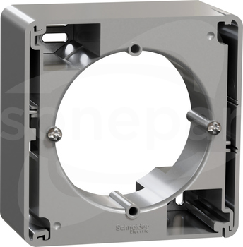 Sedna SDD113901 srebrne aluminium Podstawa natynkowa