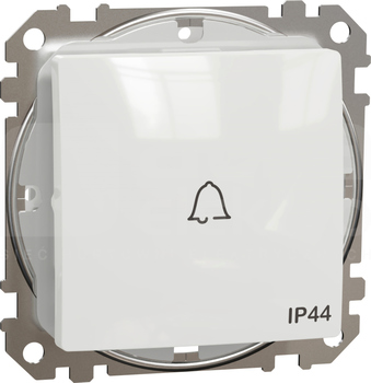 SEDNA DESIGN IP44 biały Przycisk dzwonek