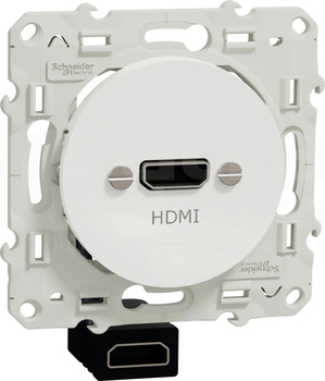 ODACE biały Gniazdo HDMI