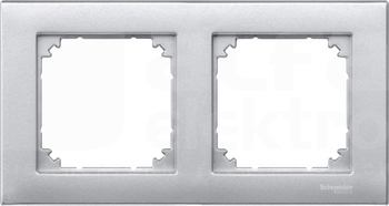 MERTEN M-PLAN aluminium Ramka 2-krotna