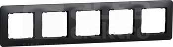 SEDNA DESIGN czarny antracyt Ramka 5-krotna