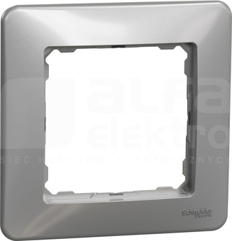 SEDNA DESIGN srebrne aluminium Ramka 1-krotna