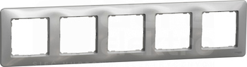SEDNA DESIGN srebrne aluminium Ramka 5-krotna