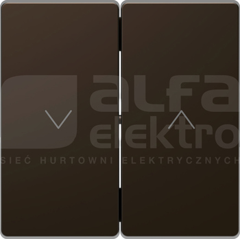 MERTEN mocca metalik Klawisz podwójny żaluzjowy
