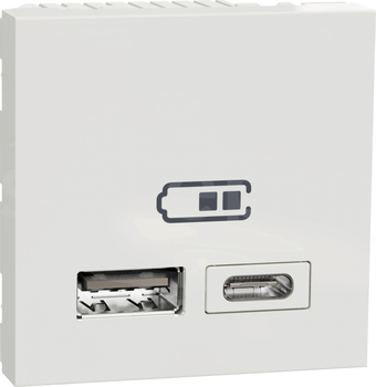 Nowa Unica NU301818 A+C 18W białe Gniazdo USB