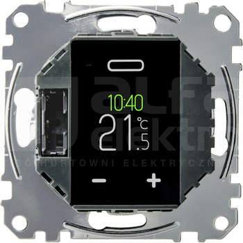 MERTEN Regulator temperatury z wyświetlaczem LCD tygodniowy