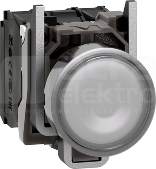 XB4BW31B5 KRYTY GUZIK N/O+N/ BIAŁY Przyc.podśw.z samo.powr.LED