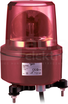 XVR13B04L 24VAC/DC czerwona LAMPA WIRUJACA Z OBROT.LUSTE