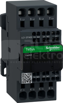 LC1DT253E7 12A 5,5kW 1NO+1NC 48V 50/60Hz Stycznik 4P