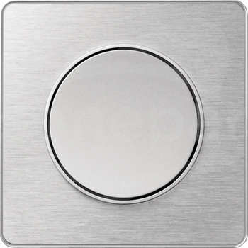 Odace S53P802J Podstawa aluminium inox Ramka 1-krotna