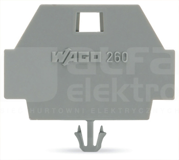 260-371 szary Ścianka końcowa