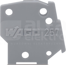 257-100 szara Ścianka końcowa do 257