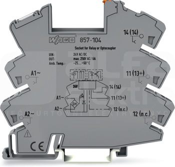857-104 24VAC/DC Podstawa przekaźnika