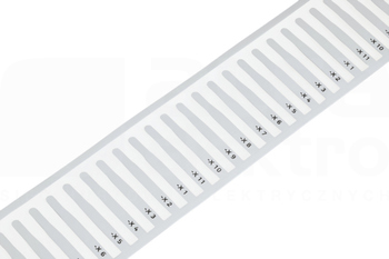 211-811 12x4 (rol/2500szt) Tabliczka do tulejek