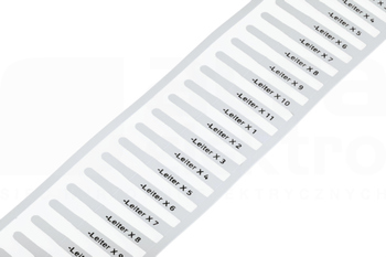 211-821 23x4 (rol/2500szt) Tabliczka do tulejek