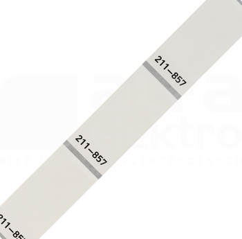 211-857 44x18mm (rol/1000szt) Oznacznik samolaminujący