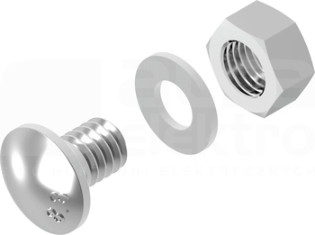 SGN M12x30 (100szt) Śruba z łbem grzybkowym