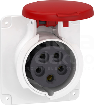 PRATIKA 16A 3P-N-E 380-415V 50-60Hz IP44 Gniazdo przemysłowe proste