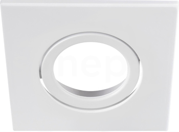 Pokrywa UNIWERSAL DN kwadrat ruchoma IP65 biały Akcesoria do downlight